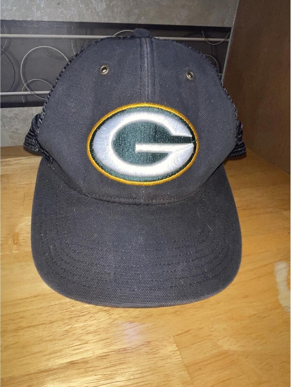 Vintage Green Bay Packers Hat Cap NFL Carhartt x47 Mesh Back Adjustable